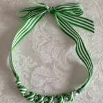 St. Patrick's Day Ribbon Necklace 1