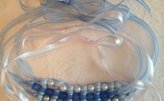 Sheer Ribbon Necklace 1