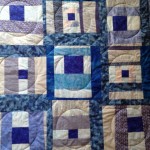 Blue baby quilt