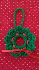 Crochet wreath