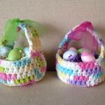 Tiny Crochet  Baskets